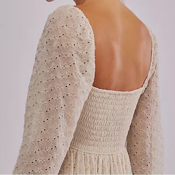 NWTS FREE PEOPLE EYELET MAXI (L) - Picture 8 of 17